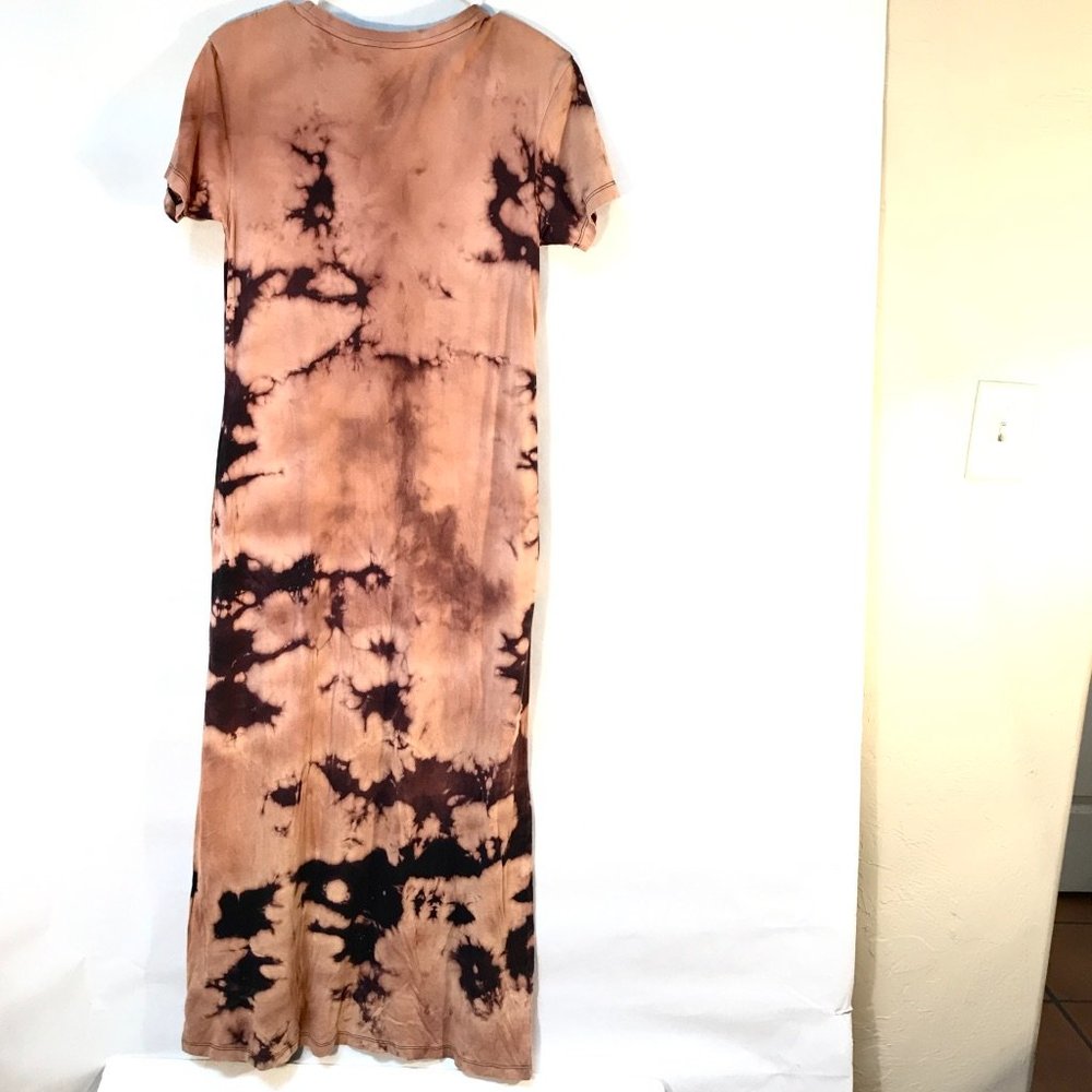 ADIDAS Custom Tie Dye Cotton Dress Long XS Tee - Picture 6 of 8
